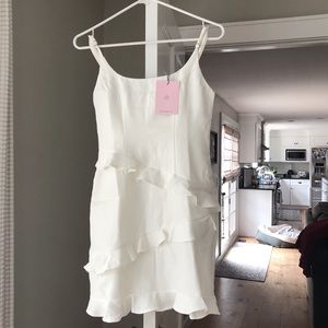 White Bodycon Mini Dress
